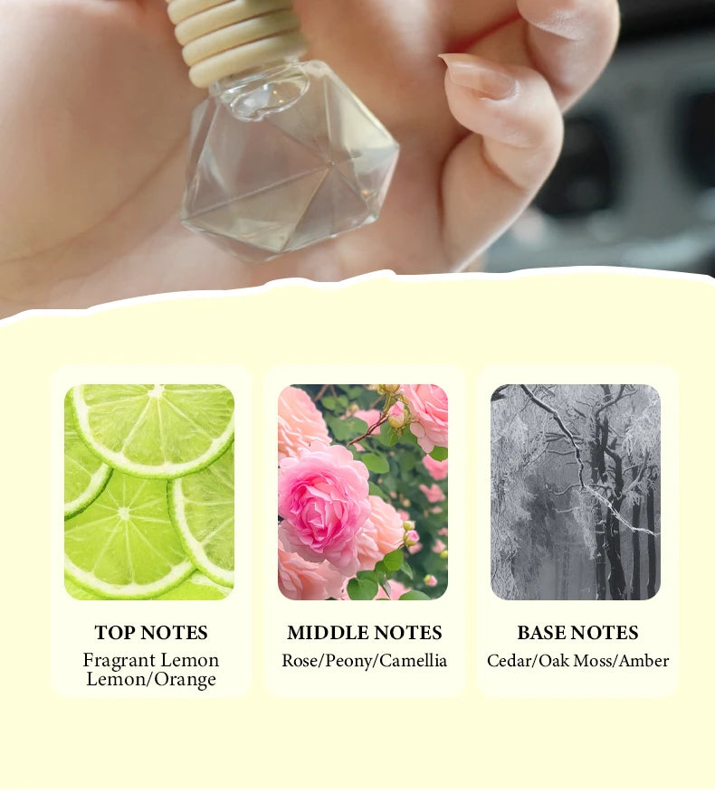 FORMBO Hanging Car Air Freshener Aromatherapy Diffuser Bottle - 20