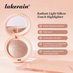 Silky Baked Highlighter Powder for Radiant Glass Skin Glow
