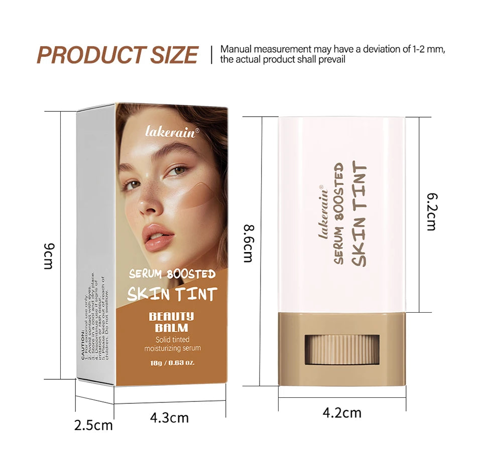 Matte Foundation Stick and Setting Powder Makeup Set - 16