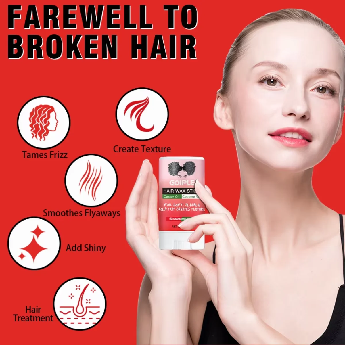 Goiple Lace Wig Installation Kit Adhesive Remover and Styling Tools