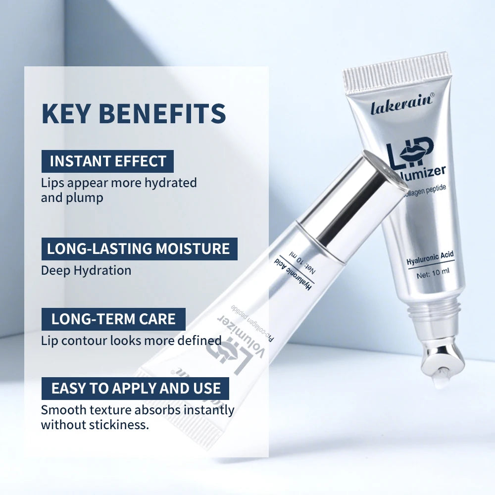 Hyaluronic Acid Hydrating Lip Volumizer for Plumper Lips - 4