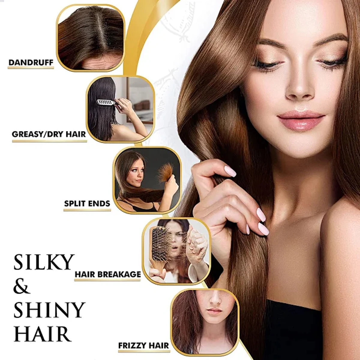 Hyaluronic Acid Hair Oil with Olive and Coconut Oil