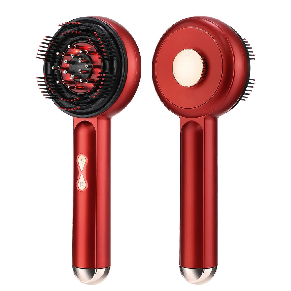 Electric Scalp Massager and Hair Growth Oil Applicator Comb
