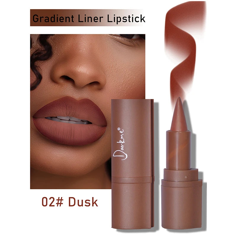 Matte Velvet Lip Liner Crayon for Long-Lasting Waterproof Makeup