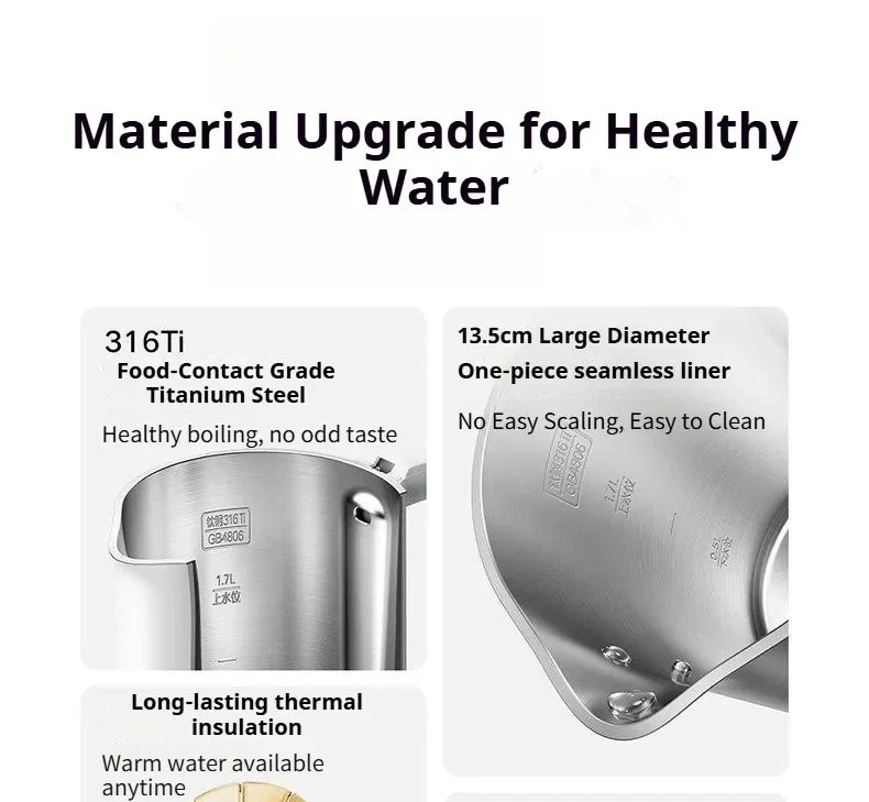 Mijia 1.7L Smart Electric Kettle Constant Temperature Water Boiler - 8