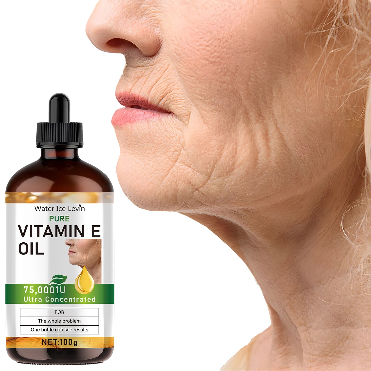 Pure Vitamin E Face Oil Moisturizing Skin Care Serum 100ml - 7