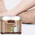 YUITIKUE Coconut Hair Removal Cream Unisex Painless Depilatory Cream 60g