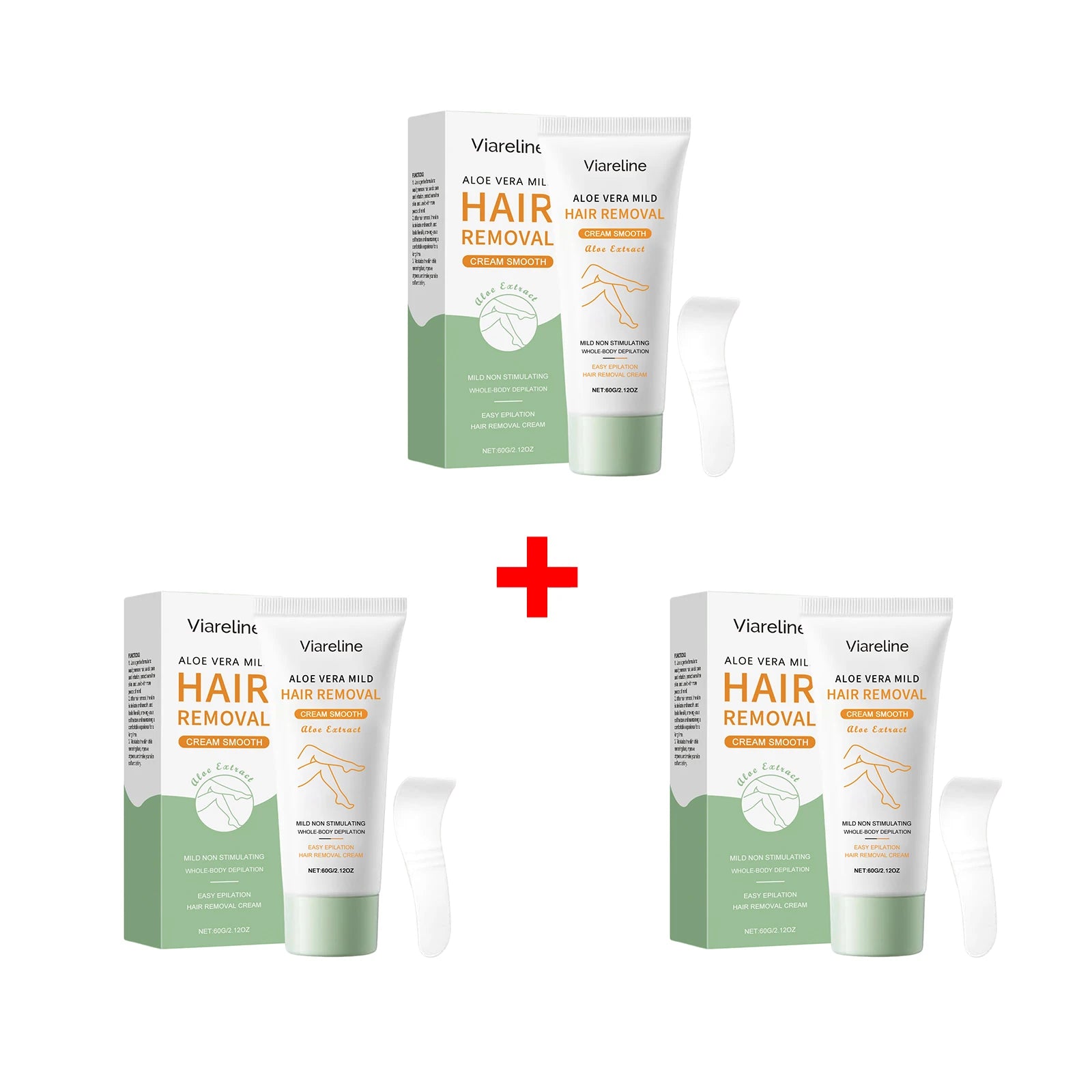 Painless Aloe Vera Hair Removal Cream for Whole Body - 16