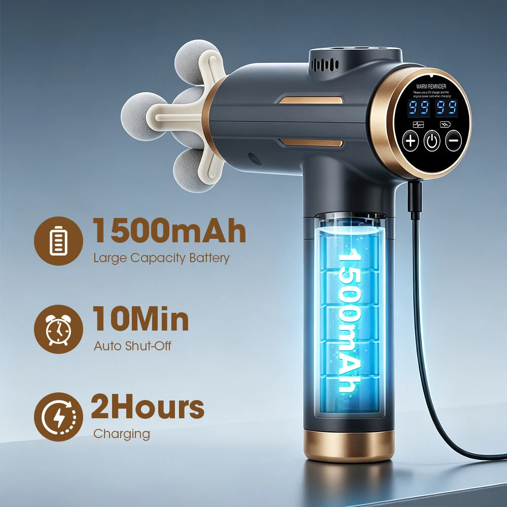 Portable Deep Tissue Percussion Muscle Massage Gun