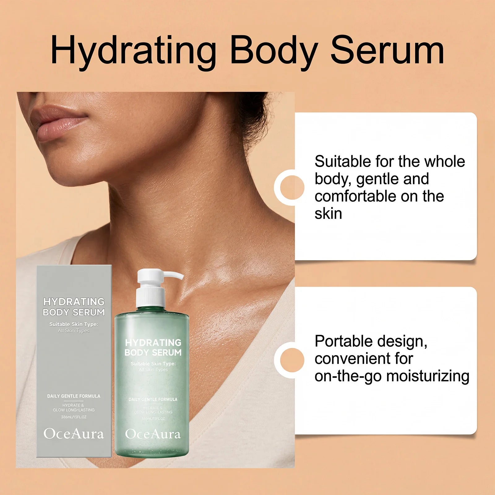 Hydrating Body Serum for Dry and Rough Skin - 8