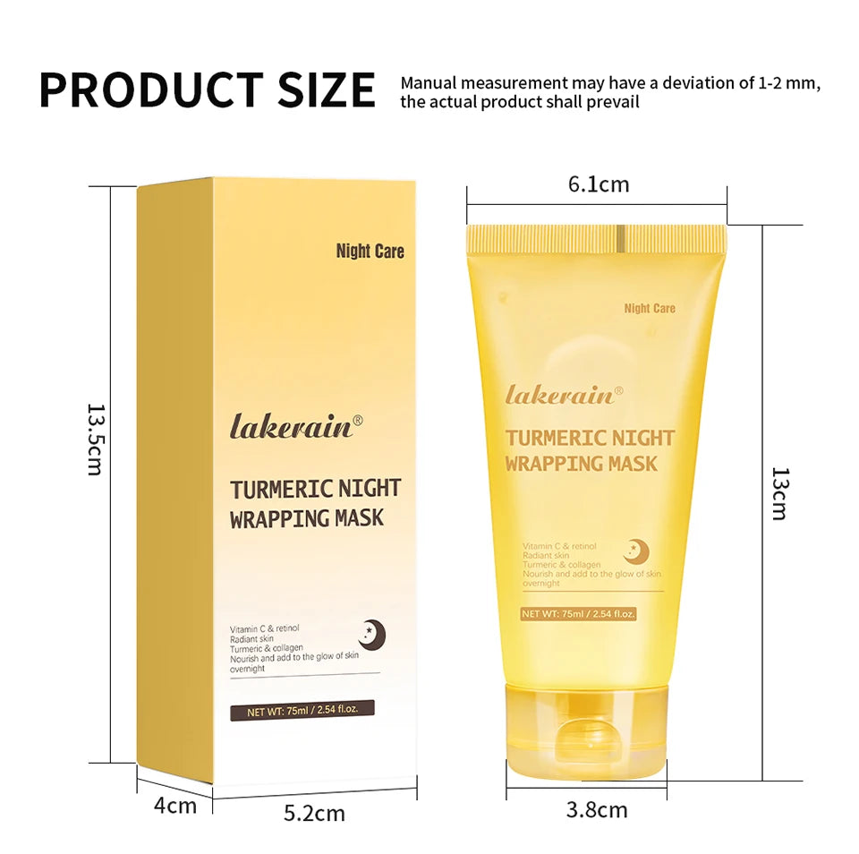 Collagen and Turmeric Overnight Wrapping Peel Off Face Mask Duo - 29