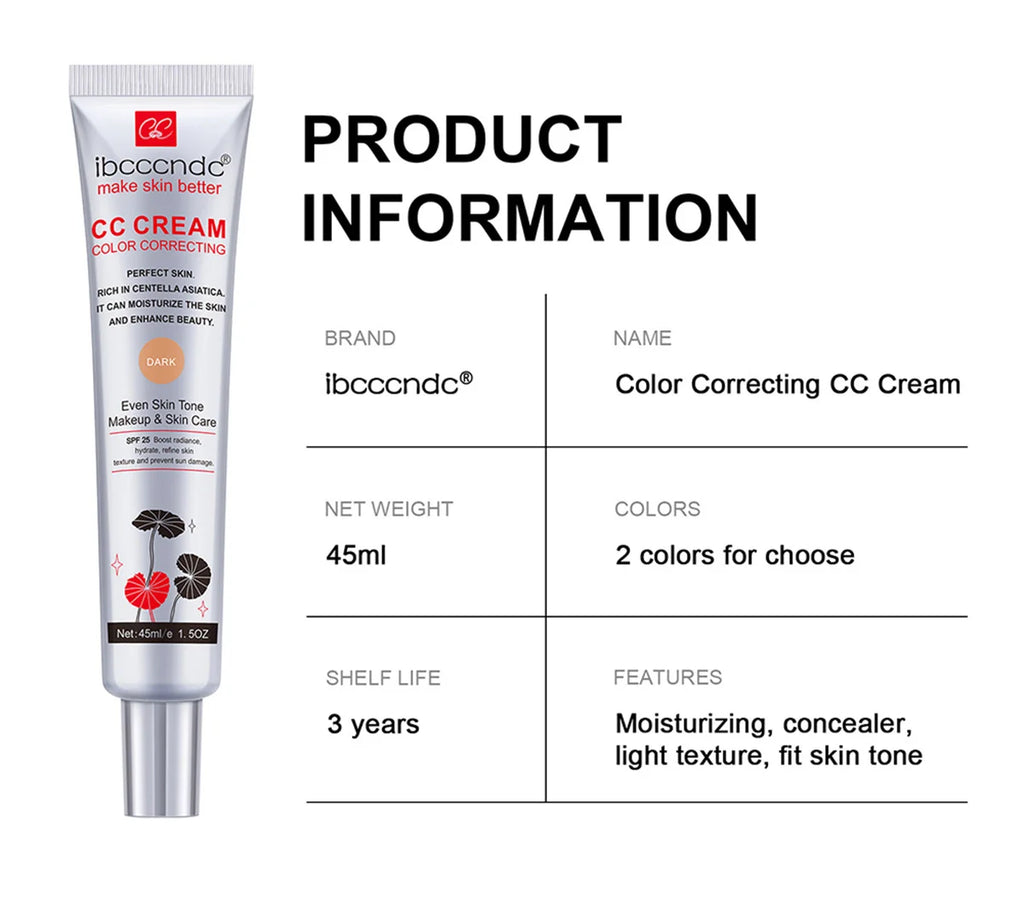 Color Correcting CC Cream with Moisturizing SPF Protection