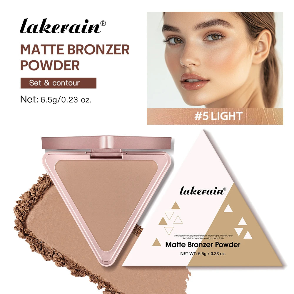 Matte Bronzing Powder for Face Contouring and Shading
