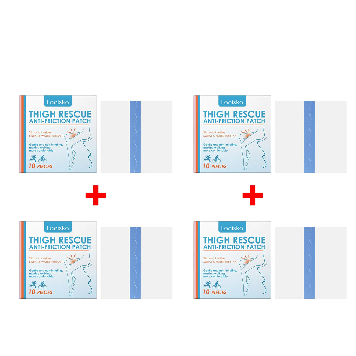 Invisible Anti-Chafing Thigh Patches for Runners and Walking