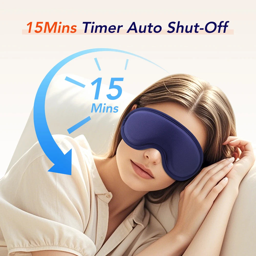 Heated Eye Mask for Dry Eyes and Strain Relief