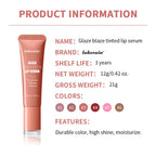 Hydrating Tinted Lip Gloss Serum for Shiny Plump Lips