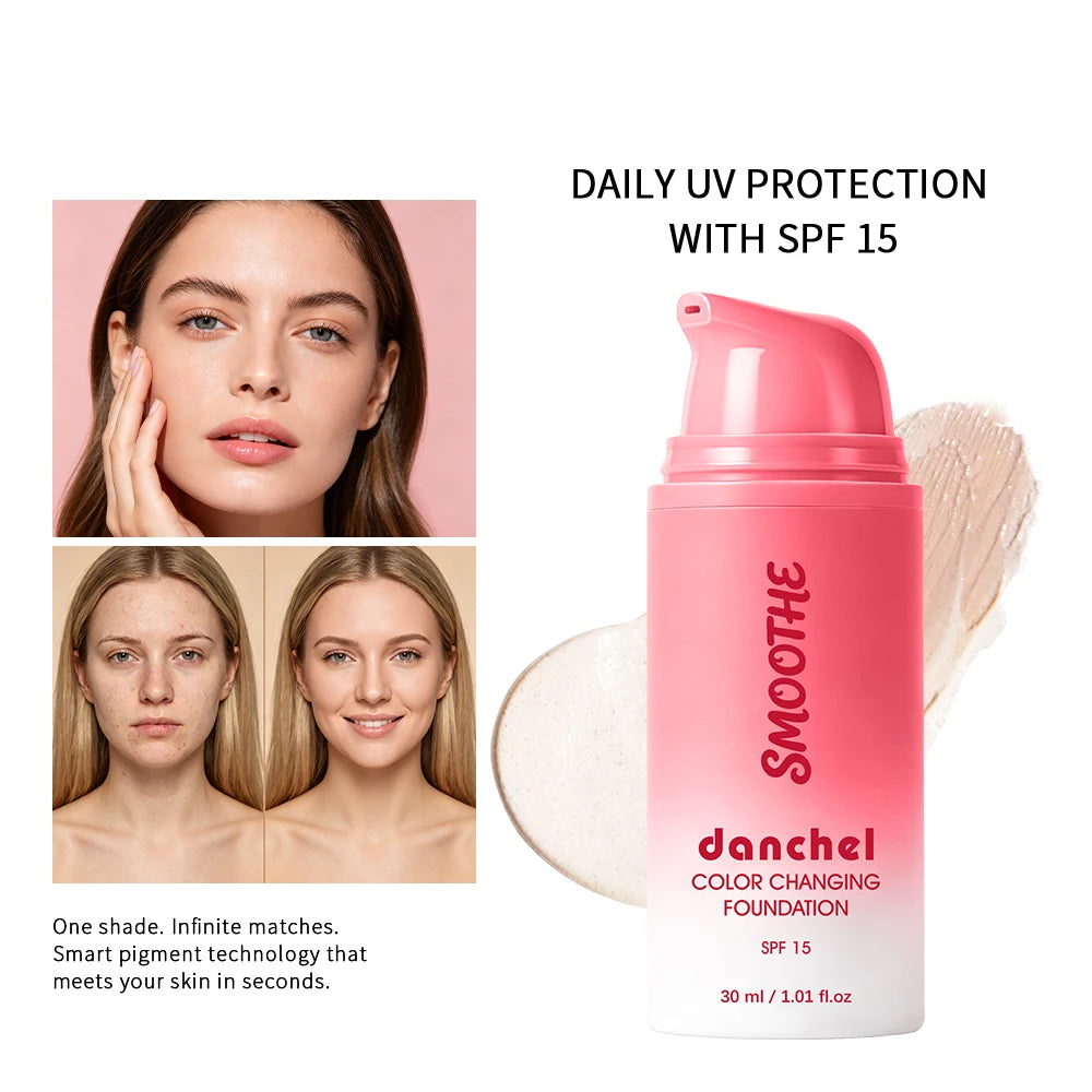 Color-Changing Foundation for Flawless Radiant Skin