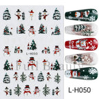 3D Christmas Cartoon Nail Art Stickers