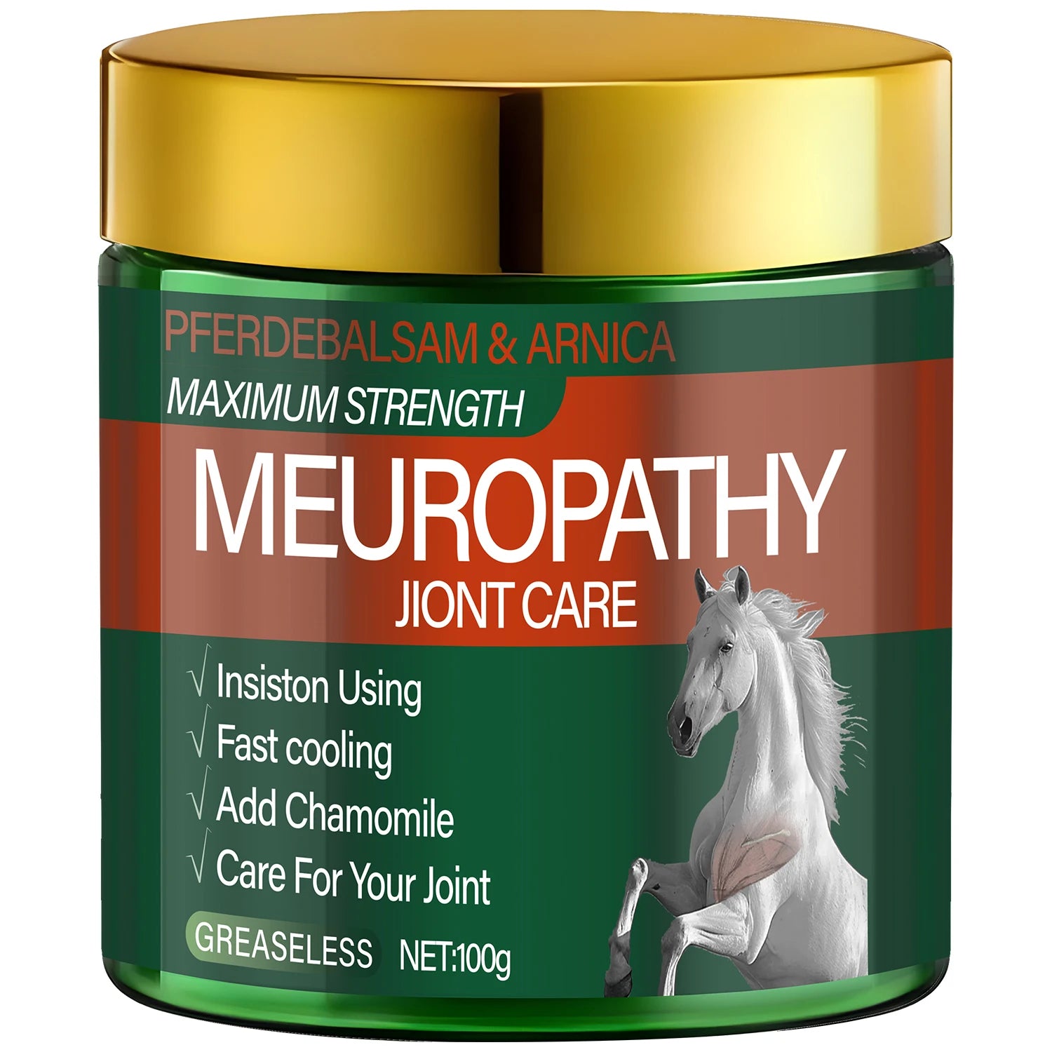 Pferdebalsam Arnica Joint Care Cream Maximum Strength Soothing Relief - 8