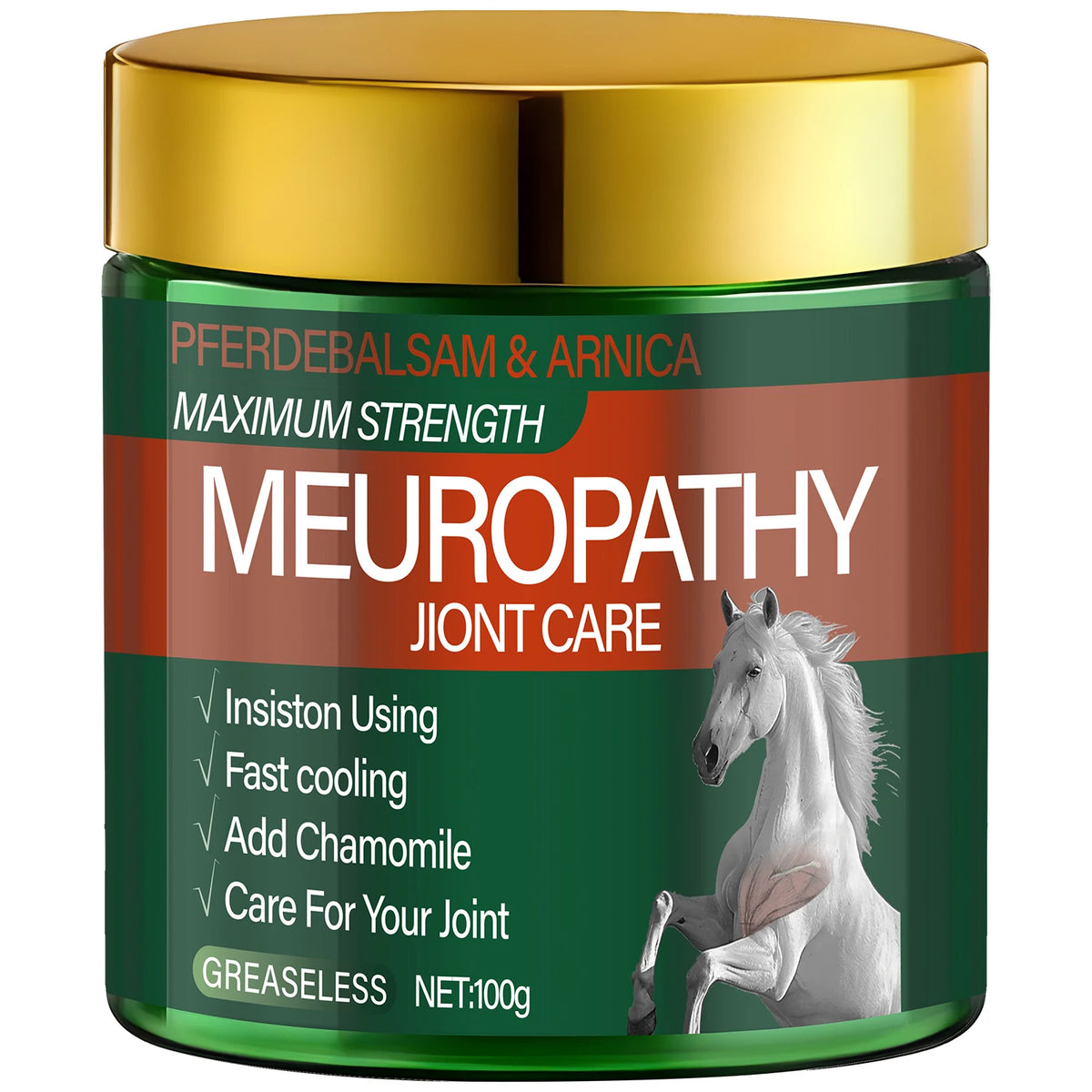 Pferdebalsam Arnica Joint Care Cream Maximum Strength Soothing Relief