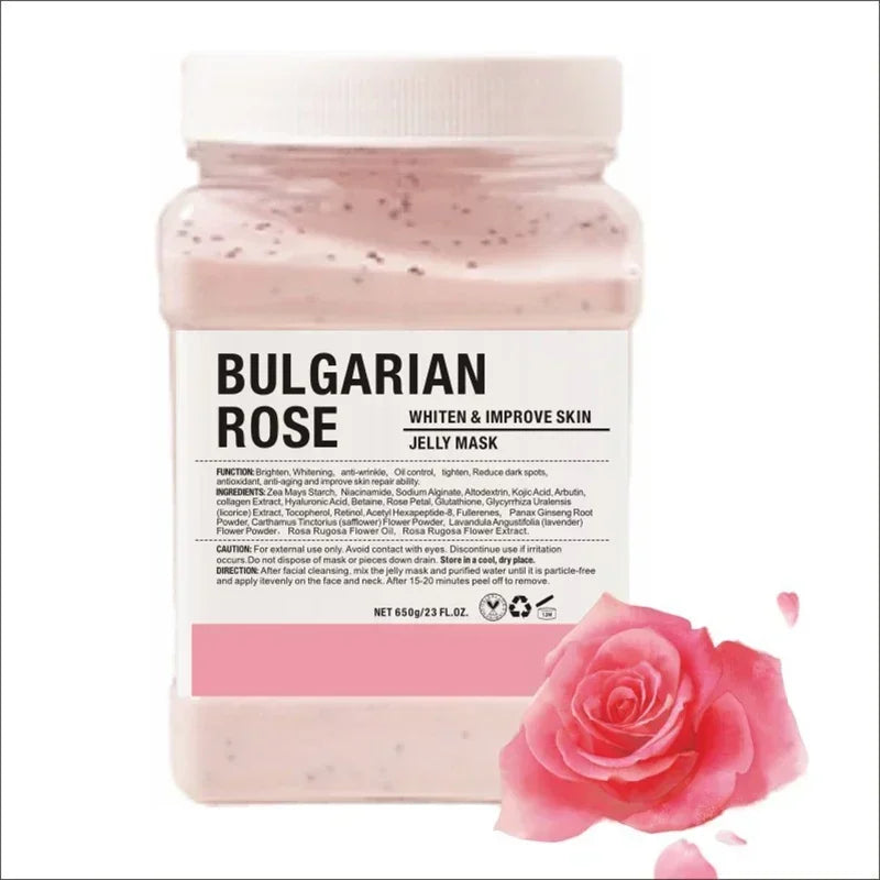 Bulgarian Rose Jelly Mask Face Powder Anti Aging Brightening Skincare - 31