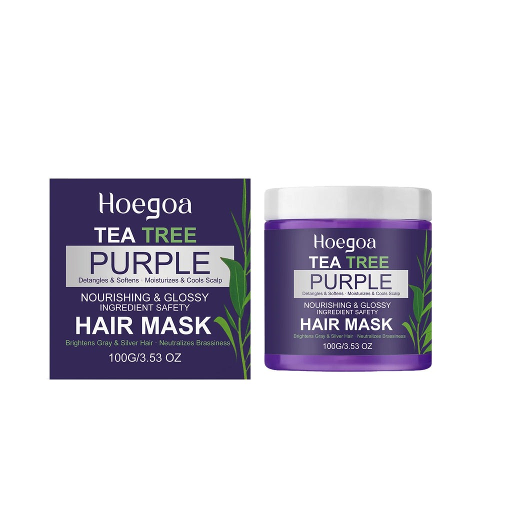 Hoegoa Purple Tea Tree Hair Mask Moisturizing Treatment 100g