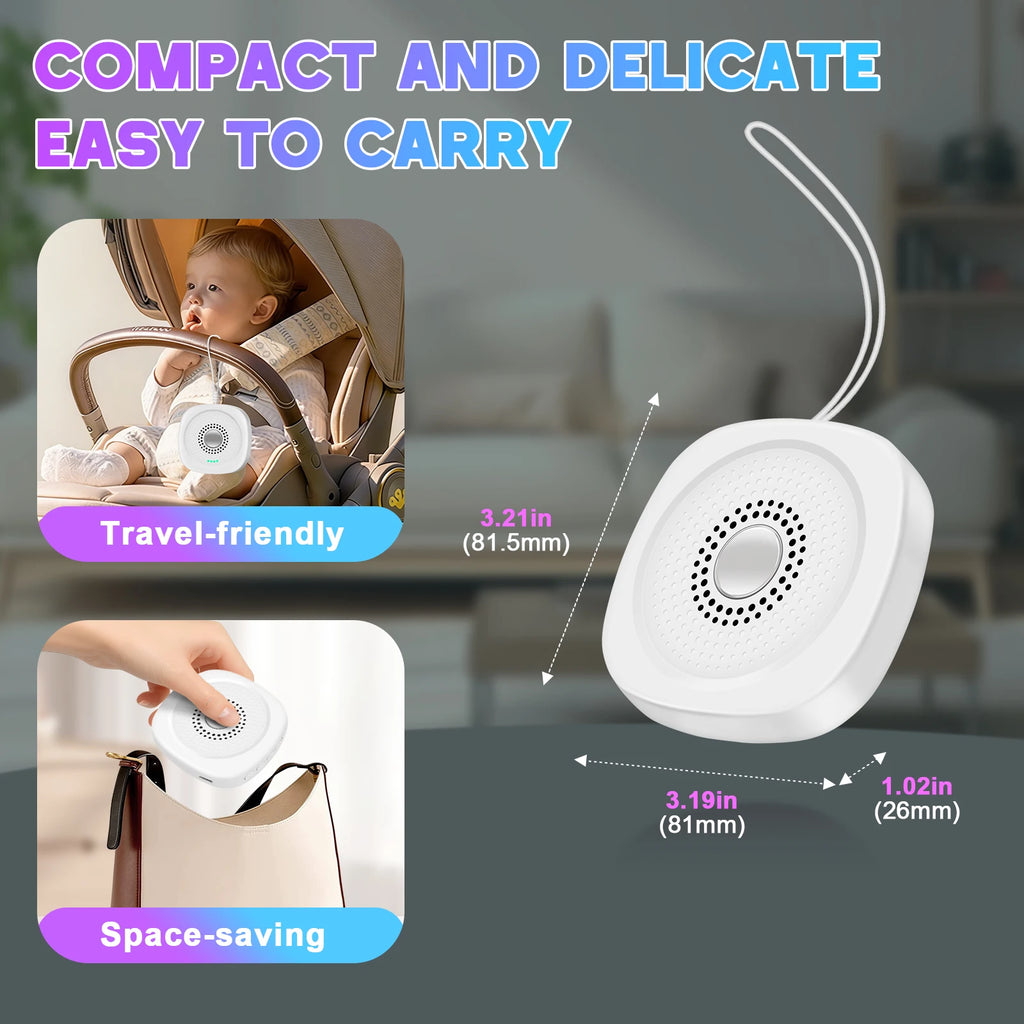 Portable White Noise Sound Machine for Better Sleep