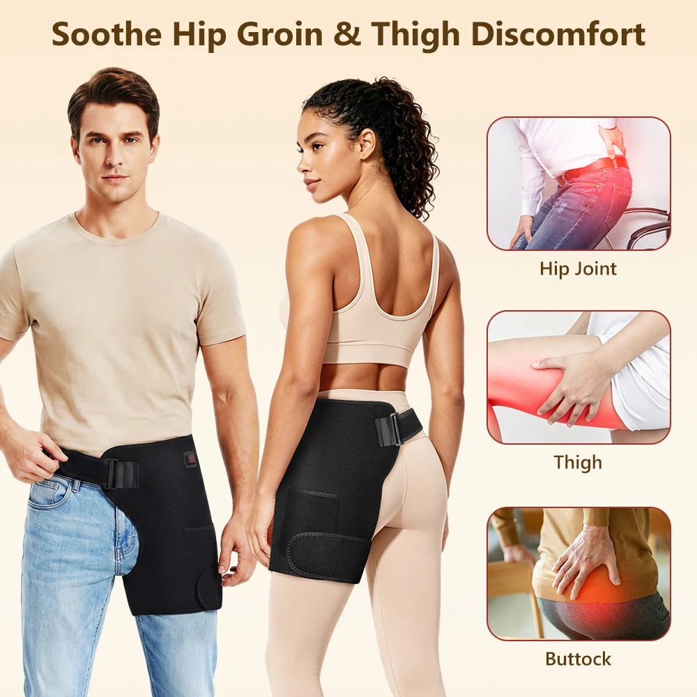 Red Light Therapy Heating Hip Support Brace - 10