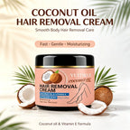 YUITIKUE Coconut Oil Hair Removal Cream Gentle Depilatory for Women