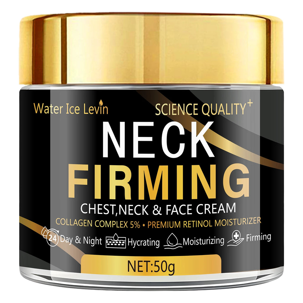 Water Ice Levin Collagen Retinol Neck Firming and Face Moisturizer Cream