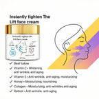 Instant Lift Face Cream Vitamin C Niacinamide Firming Anti Aging Moisturizer