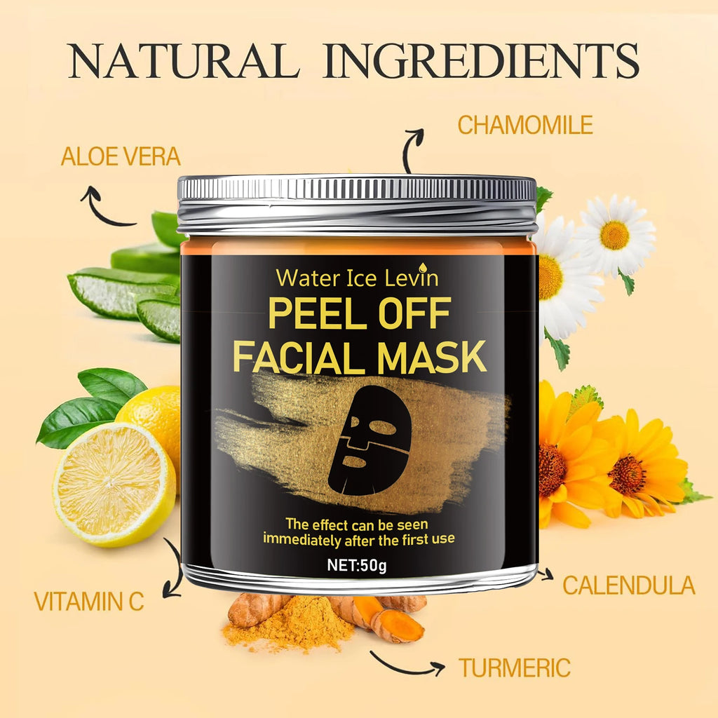 Turmeric Vitamin C Retinol Peel Off Mask Moisturizing Facial Treatment