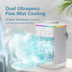 Portable USB Desktop Air Cooler and Humidifier