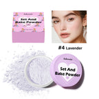Oil-Absorbing Matte Setting Powder for Long-Lasting Makeup