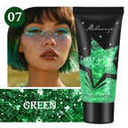 Molianji Glitter Gel Face and Body Shimmer Makeup for Parties