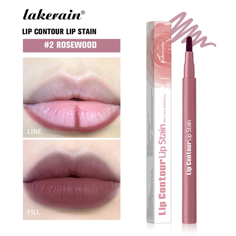 Long-Lasting Waterproof Ballpoint Felt Tip Lip Liner