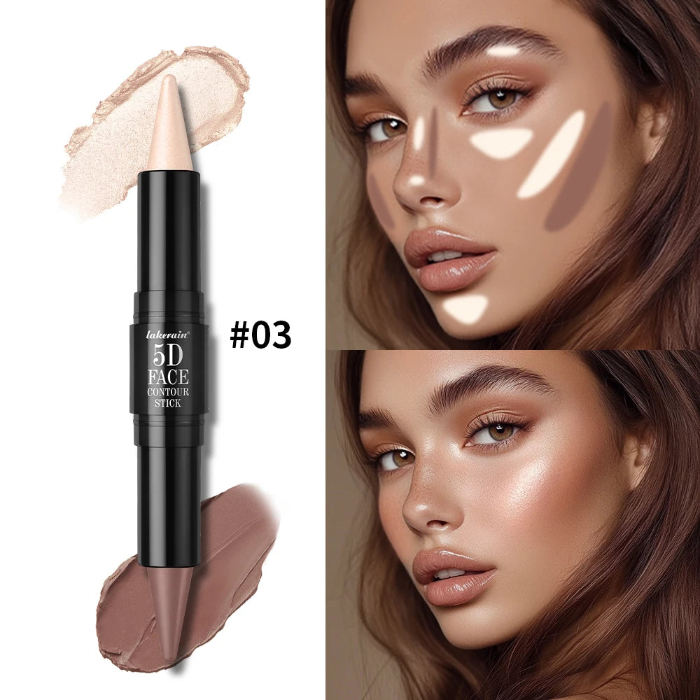 Dual-Ended Cream Contour and Highlighter Stick