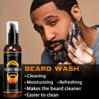 Goiple Men Beard Care Kit Beard Wash Oil Conditioner and Styling Balm
