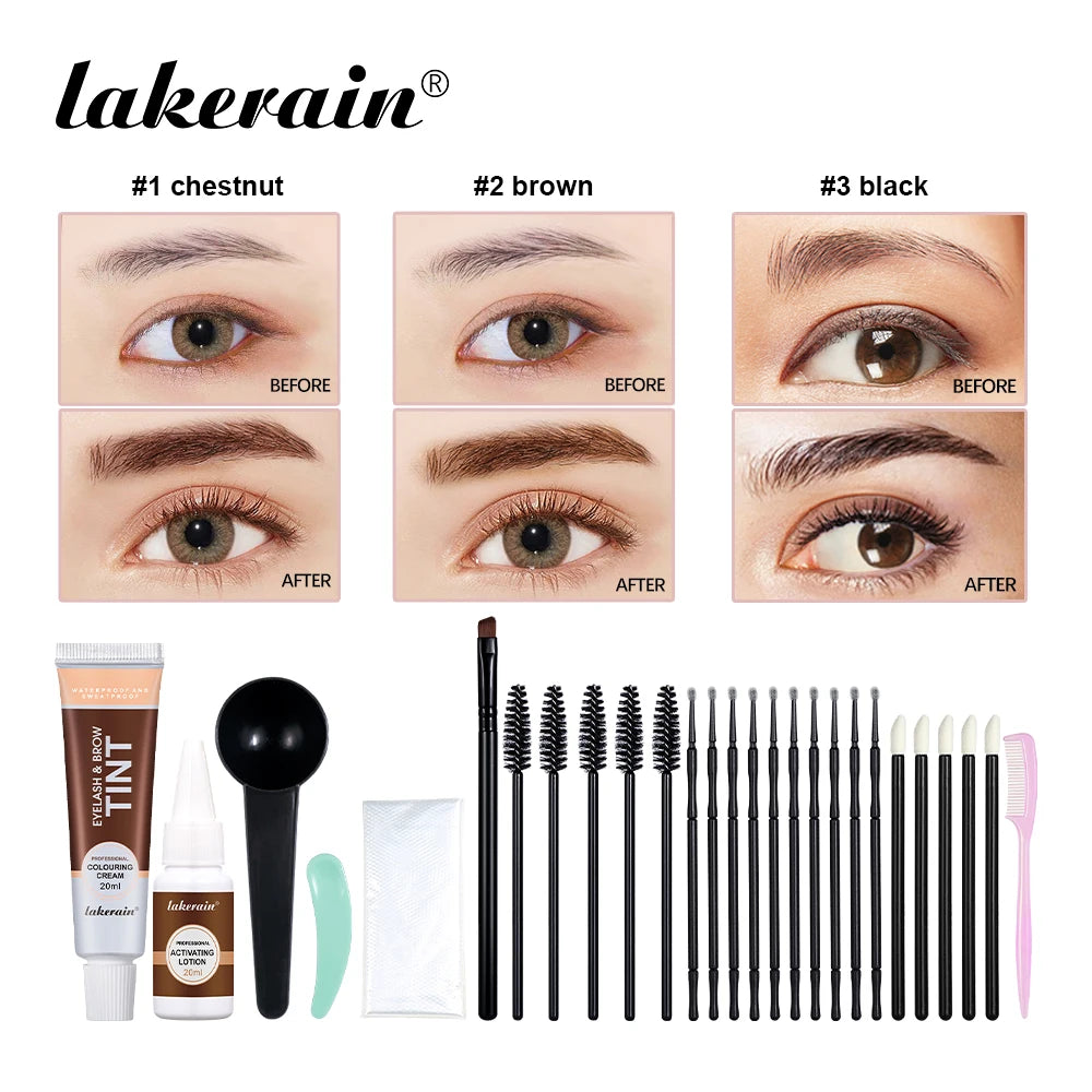 Professional Eyelash and Eyebrow Tinting Kit