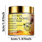 YUITIKUE Manuka Honey Foot Cream for Cracked Heels and Dry Skin Repair