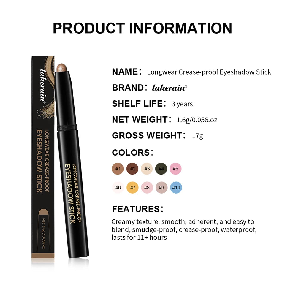 Long-Lasting Waterproof Eyeshadow Pencil