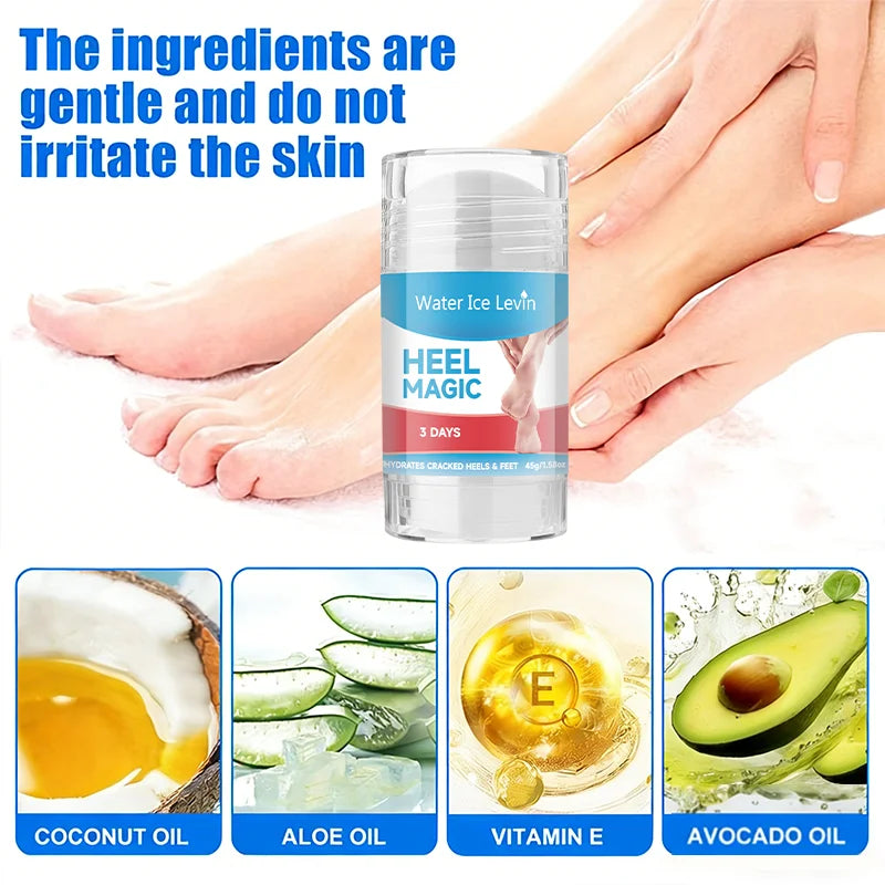 Heel Repair Cream Cracked Foot Moisturizer Shea Butter Treatment 45g