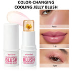 pH-Adaptive Color-Changing Jelly Blush for Lips and Cheeks