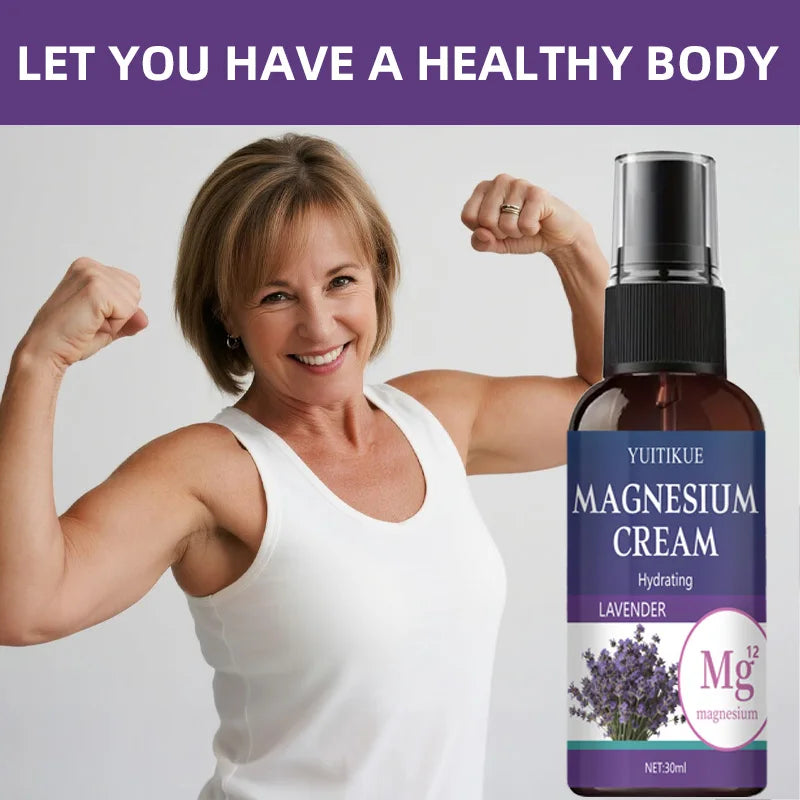YUITIKUE Magnesium Lavender Spray Joint and Muscle Soothing Cream 30ml