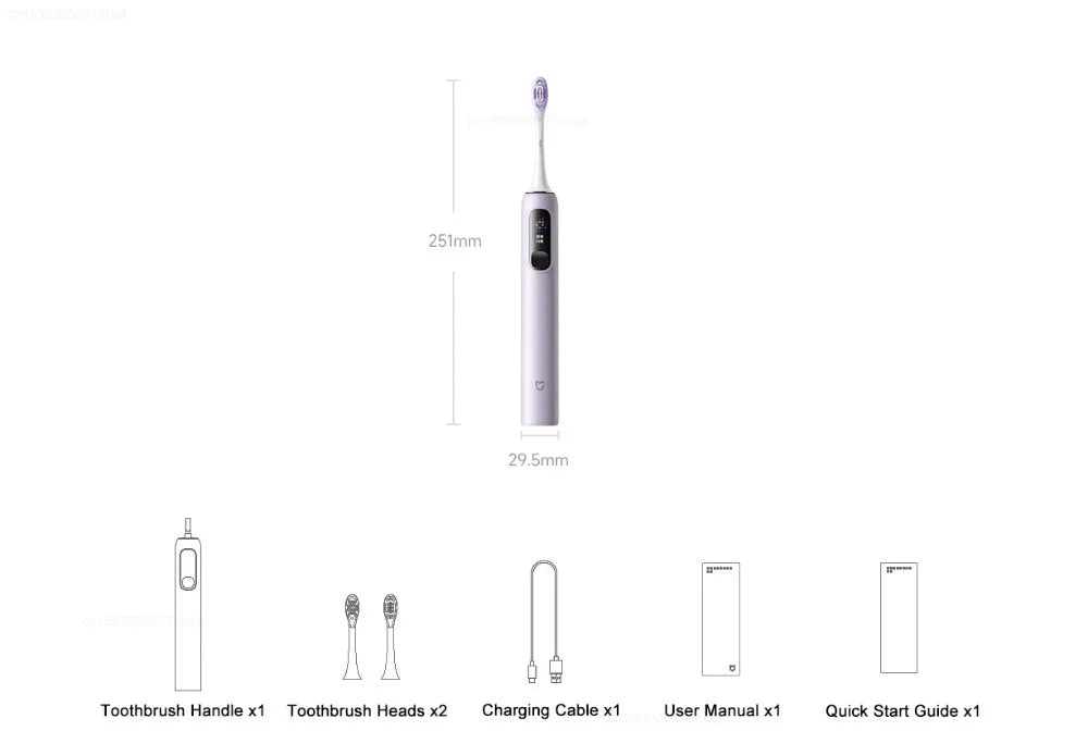 Mijia Sonic Electric Toothbrush Pro Smart Rechargeable Sonic Toothbrush - 22