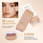 Matte Foundation Stick with Built-in Brush for Flawless Coverage