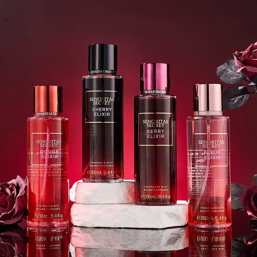 Floral Fruit Fragrance Mist Women Body Spray Vanilla Scent 250ml