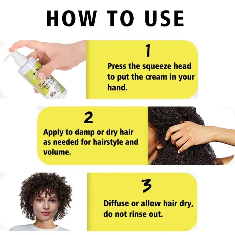Goiple Curly Hair Care Styling Set Anti Frizz Wig Defining Kit - 9