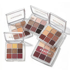 9-Color Pigmented Eyeshadow Palette for Everyday Makeup Looks