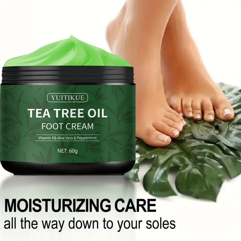 YUITIKUE Tea Tree Foot Cream Moisturizing Repair Treatment 60g